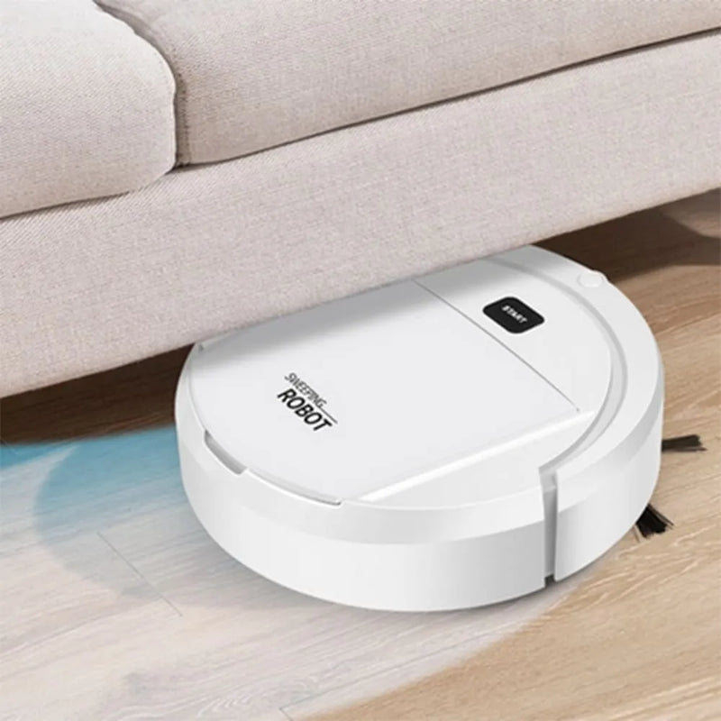 Mini Robô Aspirador de Pó 3 em 1 Bivolt - Impecável e Sem Esforço